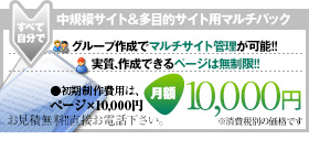 中規模サイト用マルチパック